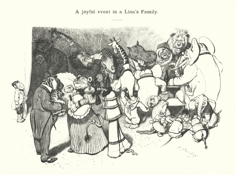 A Joyful Event in a Lion