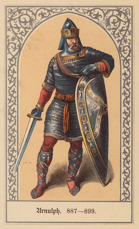 Arnulf of Carinthia, King of East Francia and Holy Roman Emperor by (after) German School