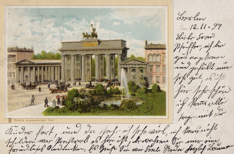 Berlin, Brandenburg Gate by (after) German School