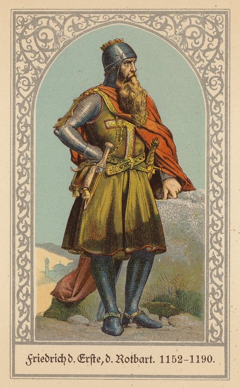 Frederick Barbarossa, Holy Roman Emperor by (after) German School