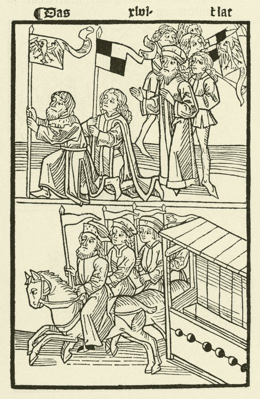 Investiture of Frederick I of the house of Hohenzollern as Margrave of Brandenburg by (after) German School
