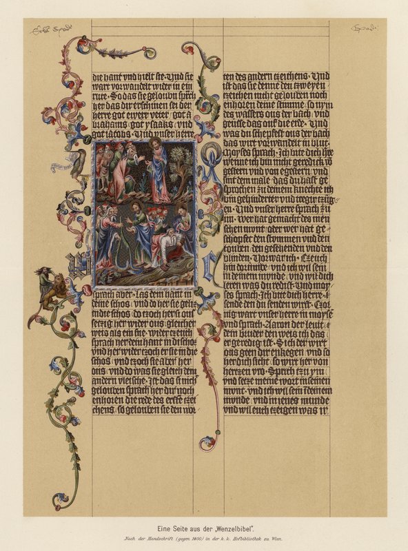 Page from the Wenceslas Bible by (after) German School