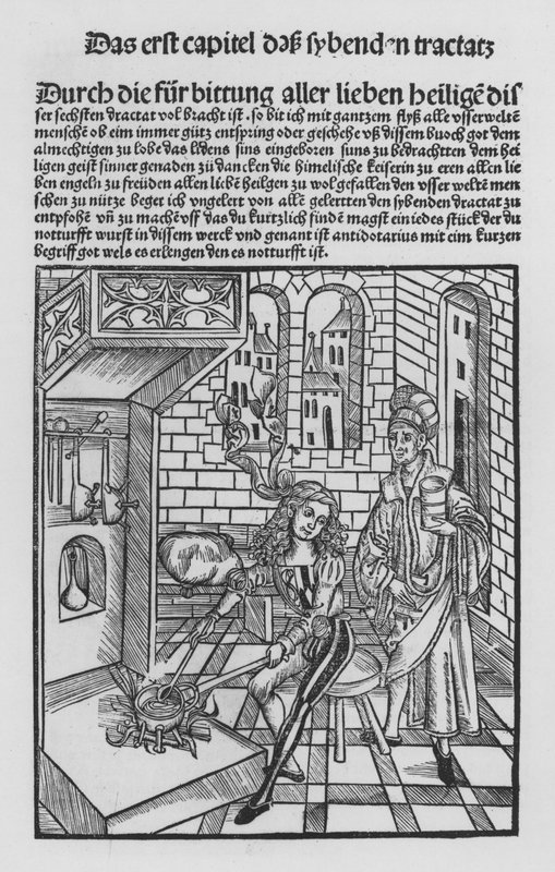 The Book of Cirurgia by Hieronymus Brunschwig by (after) German School