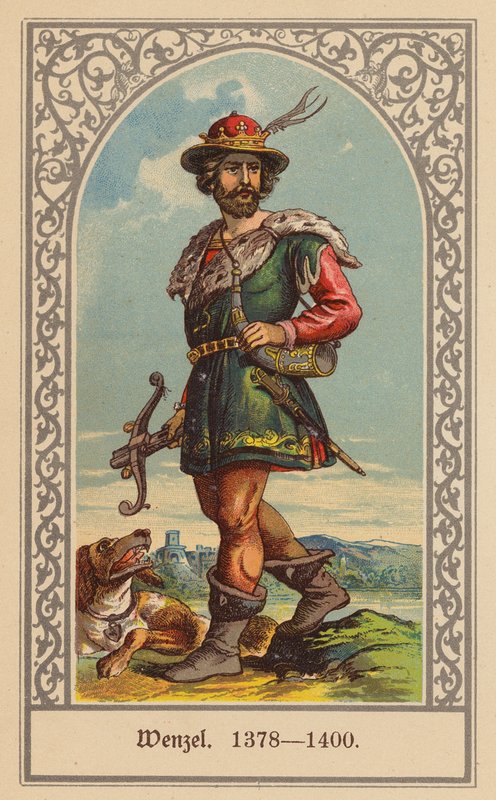 Wenceslaus IV, King of Bohemia and Germany by (after) German School