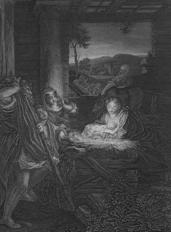 The Nativity by (c.1489 1534) (after) Correggio