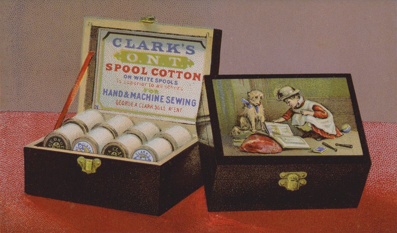 American trade card advertising Clark
