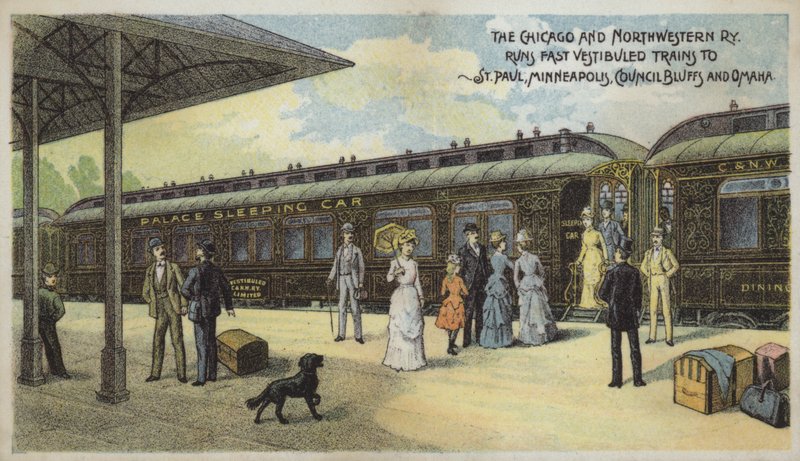 Chicago and Northwestern Railway by American School