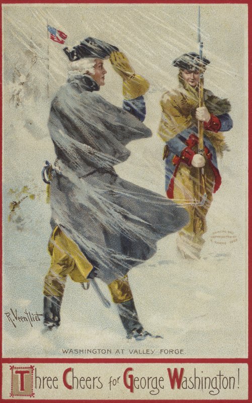 George Washington at Valley Forge by American School