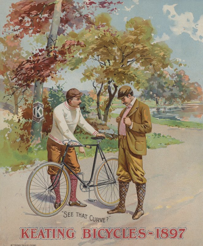 Keating Bicycles, 1897 by American School