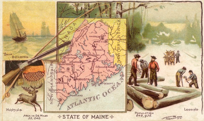 Maine, USA by American School