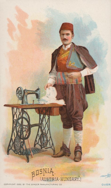 Sewing Machine, Bosnia, Austria-Hungary by American School