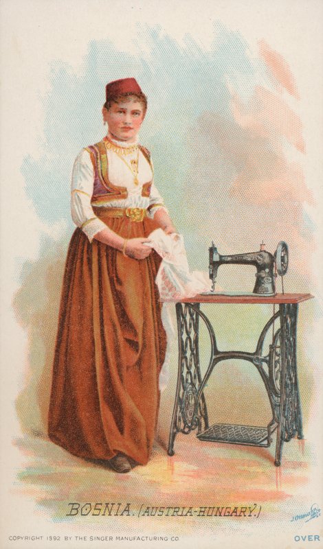 Sewing Machine, Bosnia, Austria-Hungary by American School