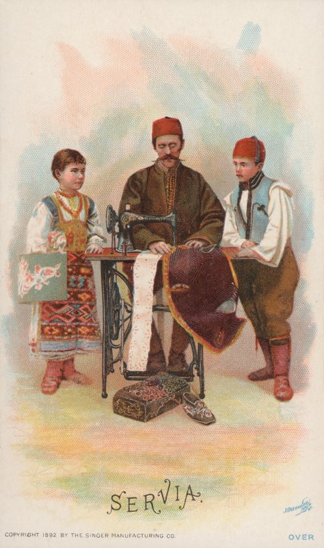 Sewing Machine, Serbia by American School