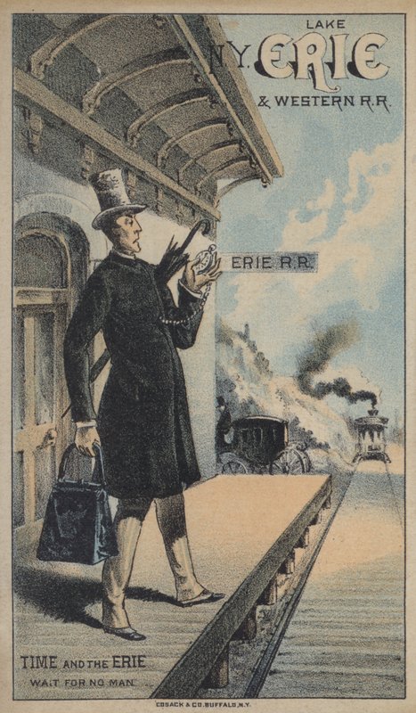 The Lake Erie and Western Railroad by American School