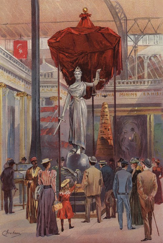 The Silver Statue, Montana Exhibit by American School