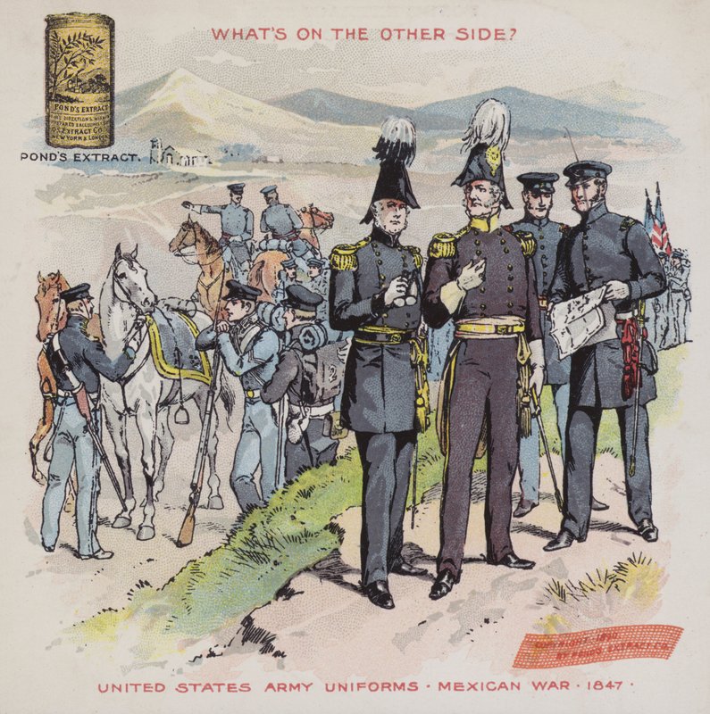 United States Army Uniforms, Mexican War, 1847 by American School