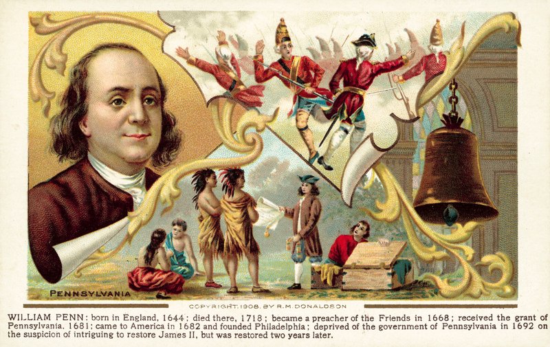 William Penn, Pennsylvania by American School