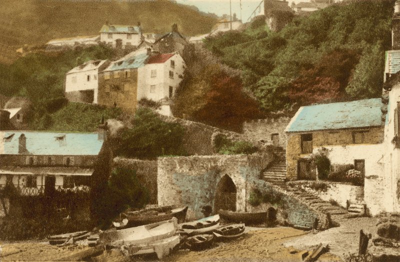 Clovelly, Entrance to Village by English Photographer