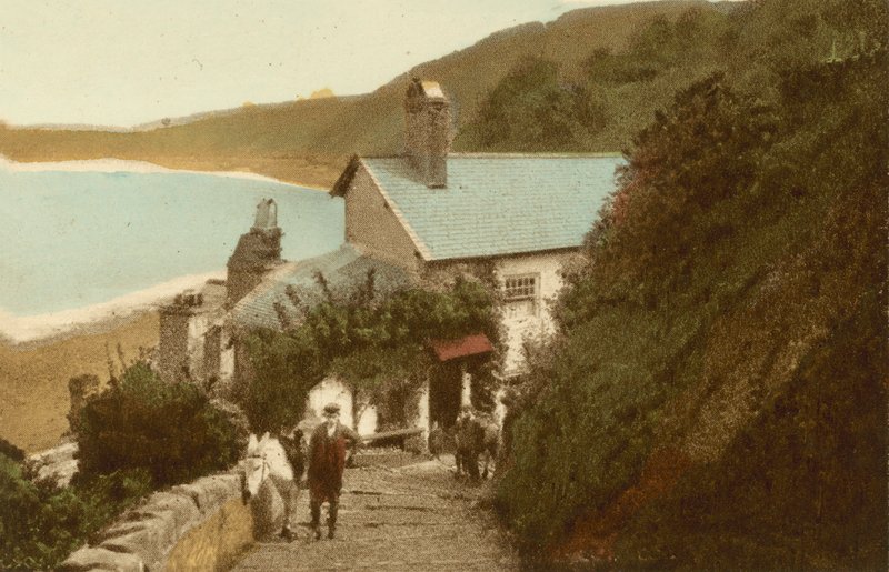 Clovelly, Rose Cottage by English Photographer