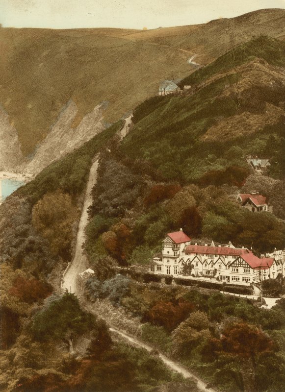 Lynmouth, Countisbury Hill by English Photographer