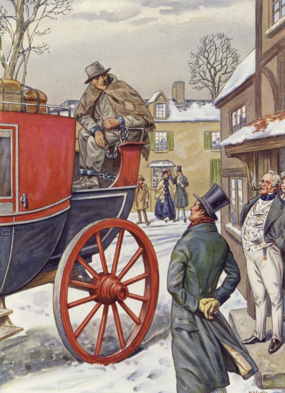 George Loveless, Tolpuddle Martyr, on the Coach at Salisbury by English School