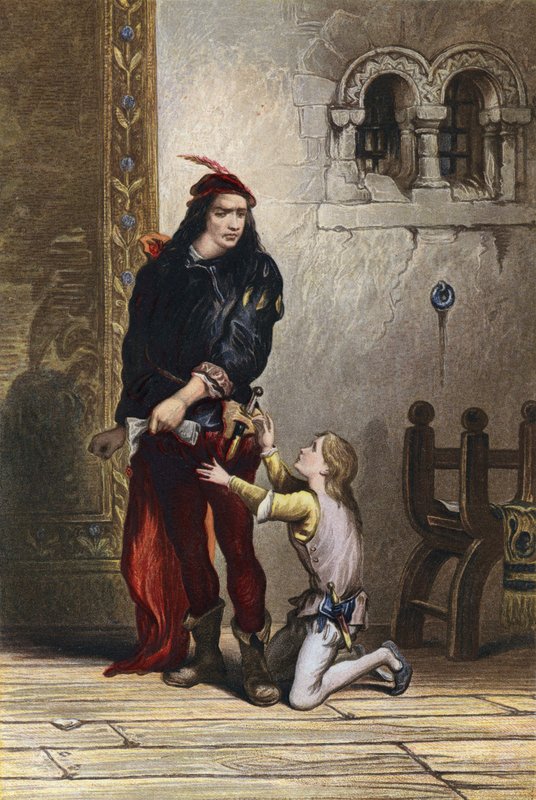 Shakespeare, King John, Act IV, Scene 1 by English School