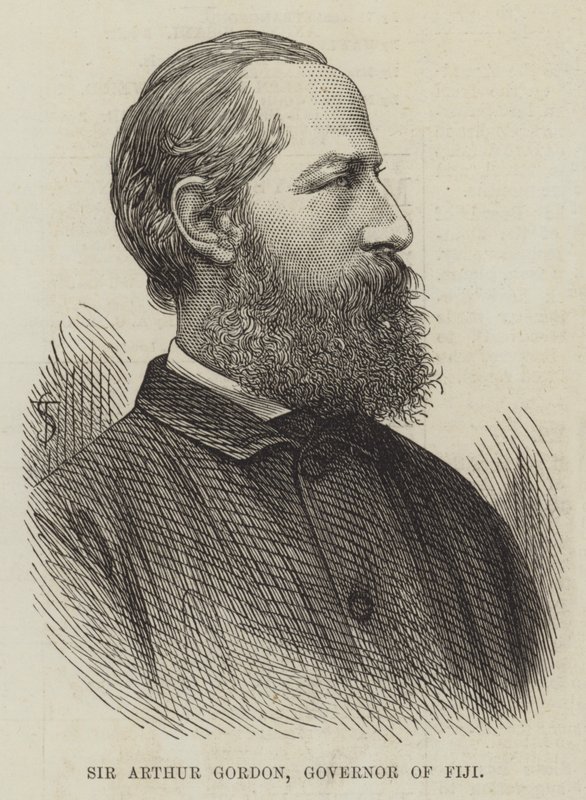 Sir Arthur Gordon, Governor of Fiji by English School