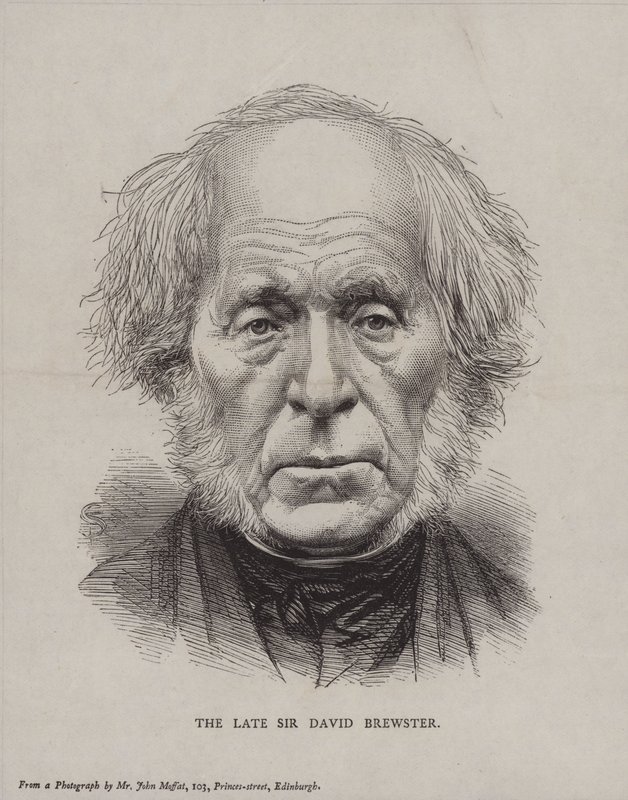 Sir David Brewster, Scottish physicist, mathematician and astronomer by English School