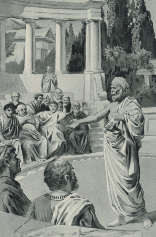 Socrates Refuses to Bow Down to His Judges by English School