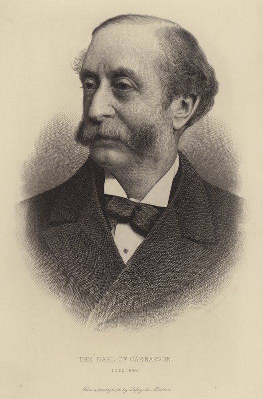The Earl of Carnarvon, died 1890 by English School