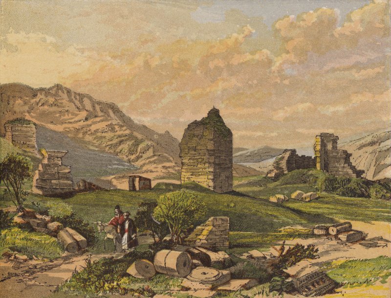 The Ruins of the Temple of Diana, Ephesus by English School