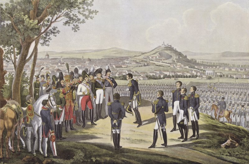 Surrender of the City of Paris to the Allies, 31 March 1814 by European School