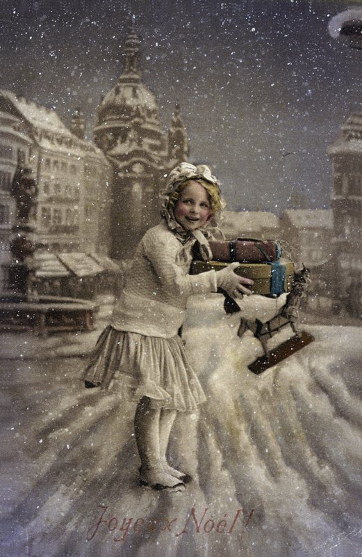 Little Girl in the Snow by French Photographer