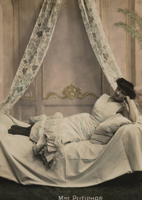 Reclining girl by French Photographer