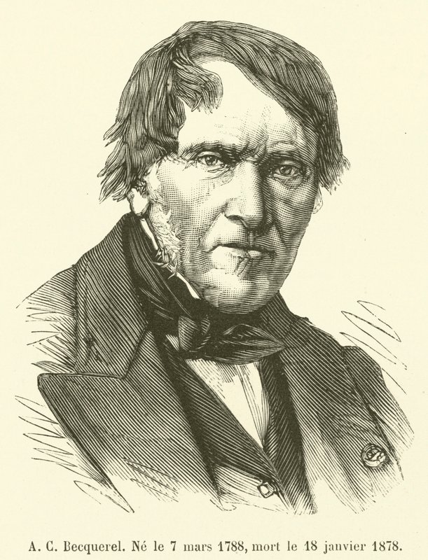 A. C. Becquerel, Born March 7, 1788, Died January 18, 1878 by French School