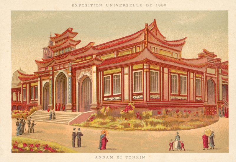 Annam and Tonkin, Exposition Universelle 1889, Paris by French School