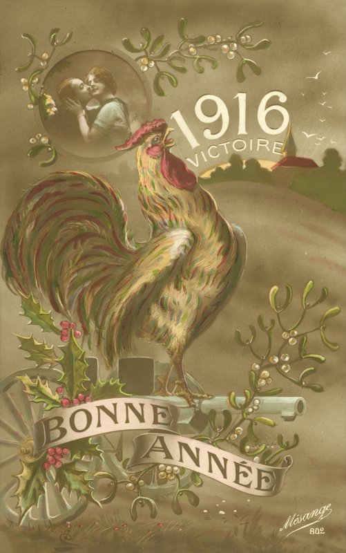 Happy New Year, 1916, Victory by French School