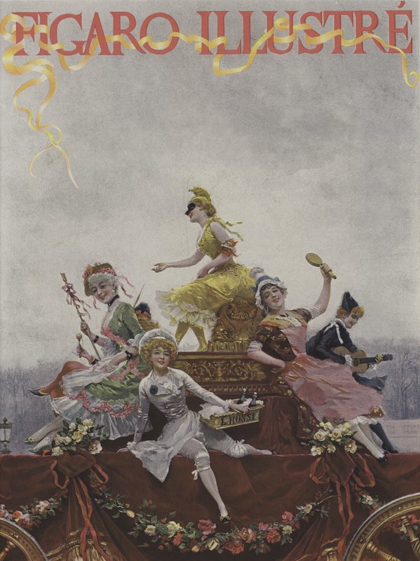 Cover of Le Figaro Illustre, March 1891 by French School