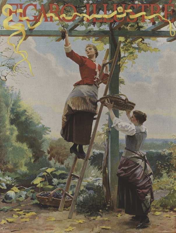 Cover of Le Figaro Illustre, October 1891 by French School
