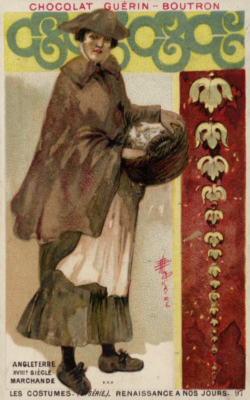 English Tradeswoman, 18th Century by French School