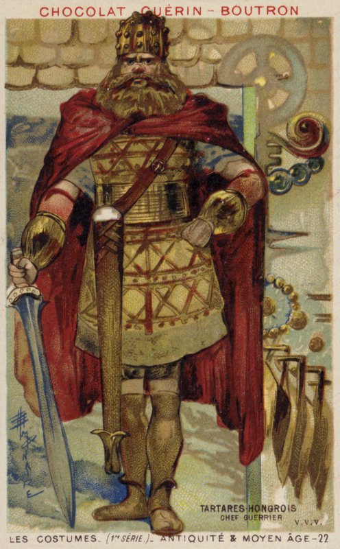 Hungarian Tartar Warrior Chief by French School