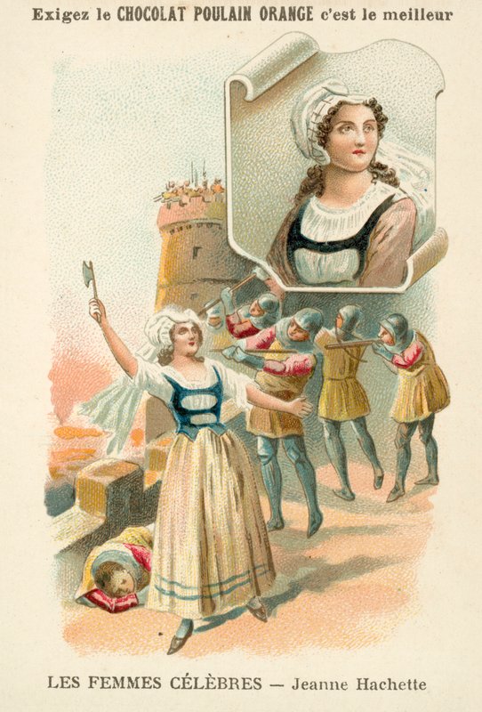 Jeanne Hachette, French heroine of the Siege of Beauvais, 1472 by French School