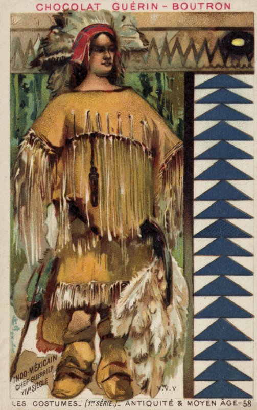 Mexican Indian Warrior Chief, 14th Century by French School