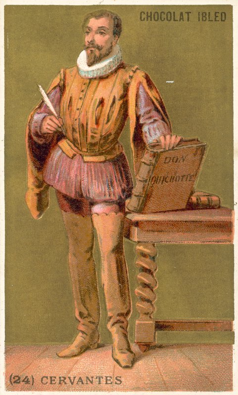 Miguel de Cervantes, Spanish Novelist, Poet and Playwright by French School