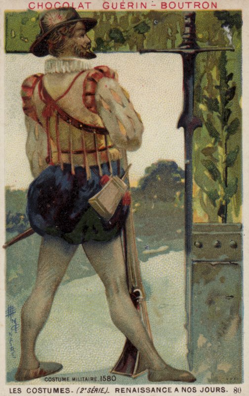 Military Costume, 1580 by French School