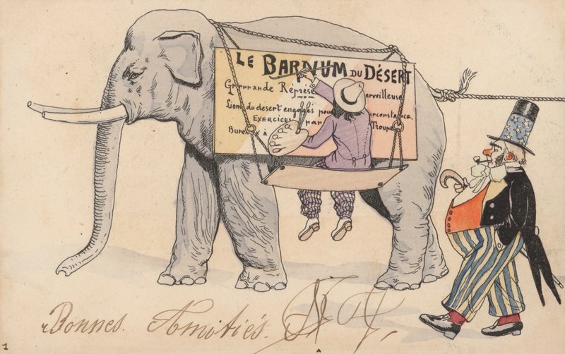 The Barnum of the Desert by French School