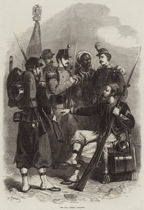 The War, French Infantry by French School