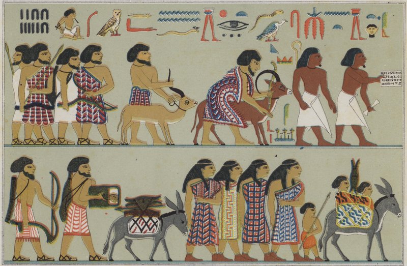 Ancient Egyptian Herdsmen by German School