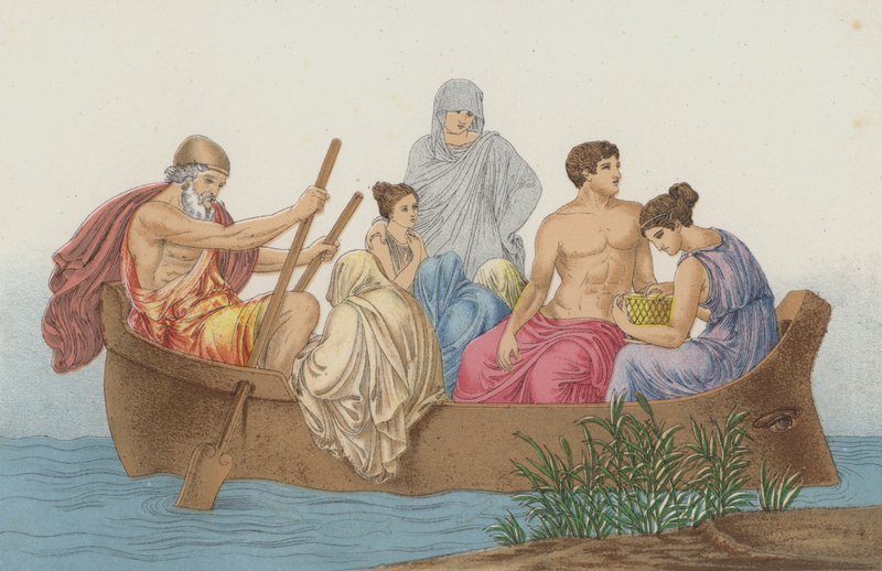 Greek Wall Painting by Polygnotos by German School