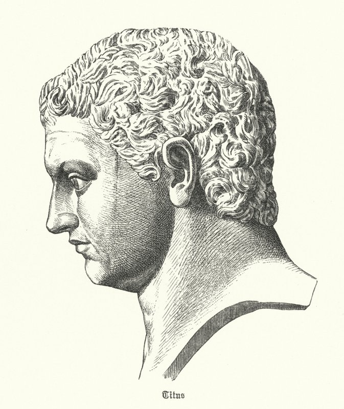 Titus, Roman Emperor by German School